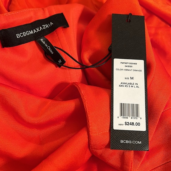 NWT BCBGMAXAZRIA Cut Out Viscose Dress - Picture 6 of 7